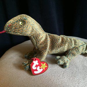 TY Original Beanie Baby SCALY The Lizard *RARE*